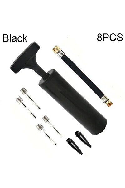 Choice مجموعة مضخة كرات محمولة مكونة من 8 قطع باللون الأسود، سراويل مرنة للكر...