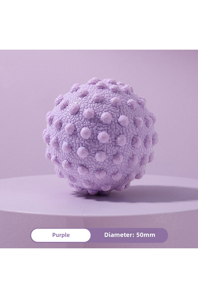 Choice [Particle style]-Taro purple [single pack]] Fascia Ball, Foot Massage Ball, Muscle Relaxation, Yoga