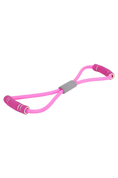 Choice حبل سحب وردي الشكل مكون من 8 أشكال، شريط مقاومة مطاطي بمقابض من الفوم،...