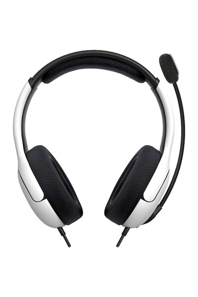 Pdp Ακουστικά Gaming LVL 40 με ενσύρματο στερεοφωνικό λευκό για PS4 και PS5