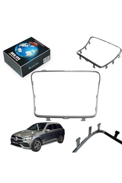 İDEAL OTOMOTİV Mercedes Glc Coupe X253 C253 (2015-...) Chrome Cup Holder Frame