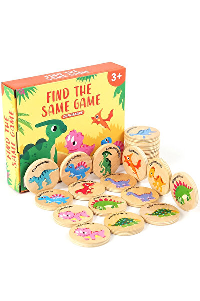 Choice لعبة خشبية للأطفال للعثور على نفس الديناصور المطابق لعبة أحجية الصور ا...