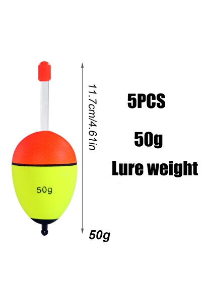 Choice 50 Sougayilang 5 قطع EVA عوامة صيد مضيئة عصا خفيفة من الرغوة البلاستيك...