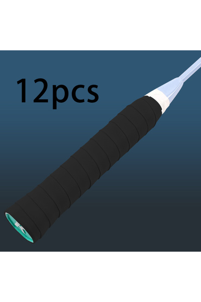 Choice عصابة رأس مسطحة مضادة للانزلاق باللون الأسود مكونة من 12 قطعة لتنس الر...