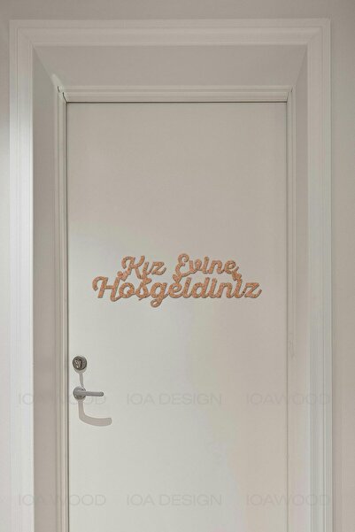 ioadesign Bine ați venit în casa ei - Graffiti decorativ din lemn - Promisiun...