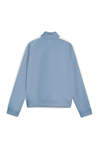 Puma Jachetă T7 Always On pentru copii, albastră, cu guler înalt