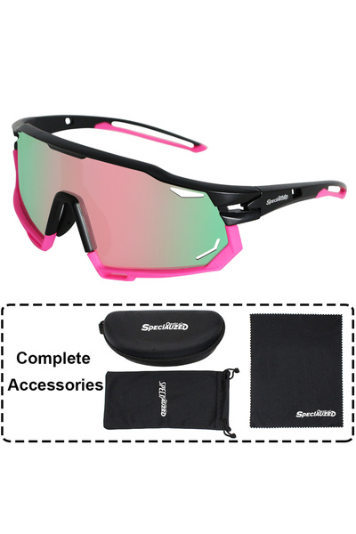 Choice نظارات شمسية رياضية وردية اللون بتقنية الفوتوروم، نظارات شمسية للرجال ...