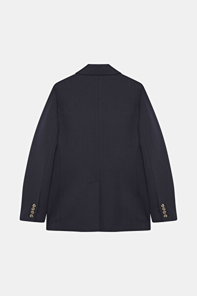 W Collection Dark Blue Double Breasted Jacket