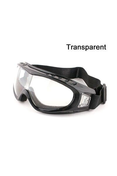 Choice transparent DIZETION Protective Dustproof Lens Frame Outdoor Sports Children Ski Goggles Kid Eyewear