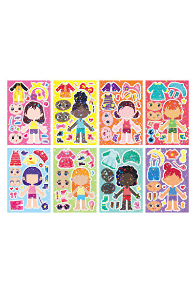 Choice6 B 8PCS/Set DIY Stickers Puzzle Face Changing Stickers Animal Assemble...