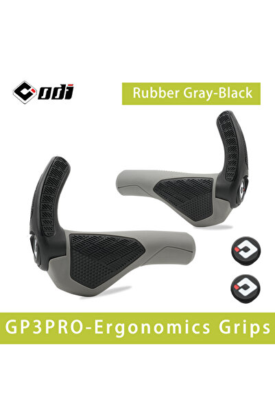 Choice Rubber Gray-Black ODI GP3-Pro Ergonomic MTB Handlebar Grip Comfortable...