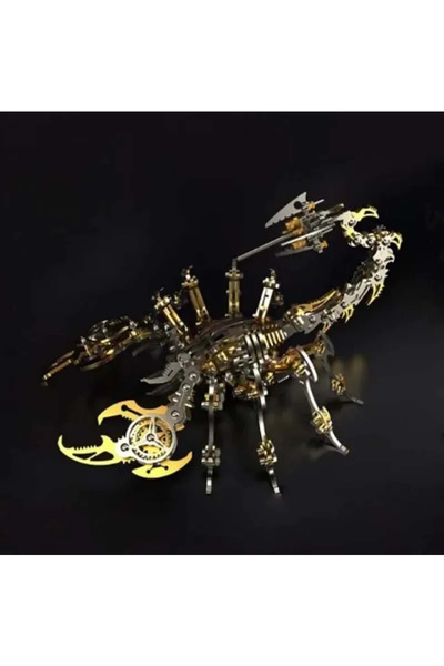 Choice1 مجموعة ديكور لعبة ميكانيكية معدنية ثلاثية الأبعاد ملونة باللون الذهبي...