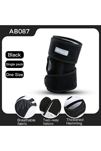 Choice AB087-BK دعامة كوع من النيوبرين قابلة للتعديل، قطعة واحدة - واقي لياقة...