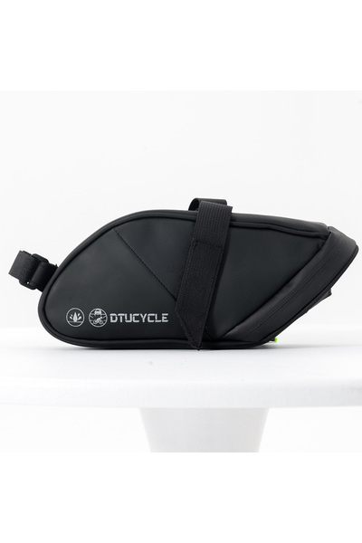 Choice حقيبة دراجة DTUCYCLE سوداء اللون 1201، حقيبة سرج، حقيبة وسادة مقعد درا...
