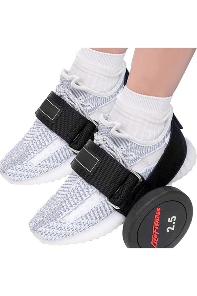 Choice أسود - قطعتان من ملحقات الدمبل للقدمين، جهاز تدريب الظنبوب، حزام كاحل ...