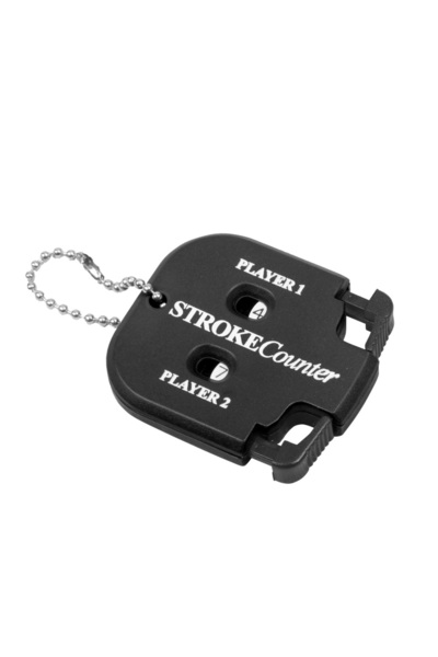 Choice سلسلة مفاتيح صغيرة سوداء اللون بخمسة ألوان لعداد ضربات الجولف وتسجيل ا...