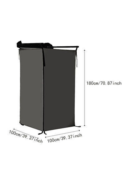 Choice black Portable Vehicle Side Shower Tent Automotive RV Tailgate Van Res...