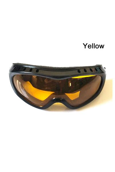 Choice yellow DIZETION Protective Dustproof Lens Frame Outdoor Sports Children Ski Goggles Kid Eyewear Glas