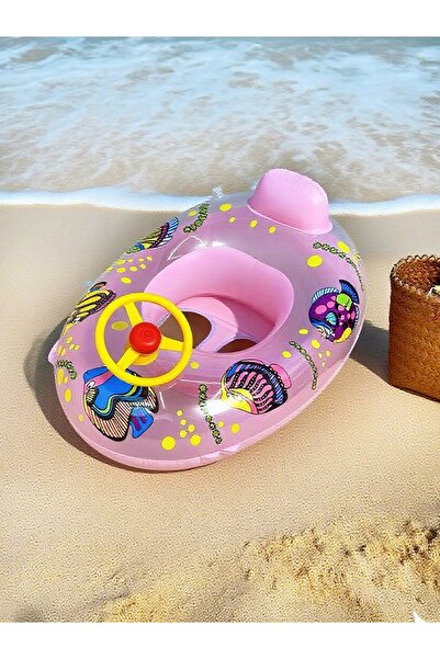 Choice Pink 1pc Inflatable Kids Swimming Pool Seat Ring, Safety - Enhanced PVC Pool Float for Toddlers