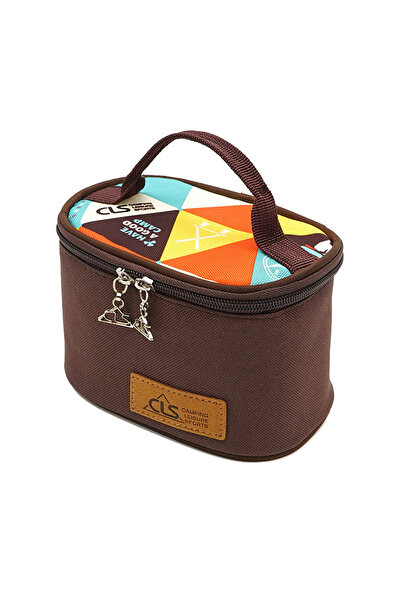 Choice مجموعة من 6 عبوات توابل بنية اللون، وزجاجات توابل للتخييم، وحاوية تخزي...