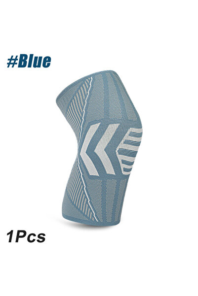 Choice دعامة الركبة مقاس XL أزرق قطعة واحدة لتخفيف الألم - أكمام ضغط الركبة ل...