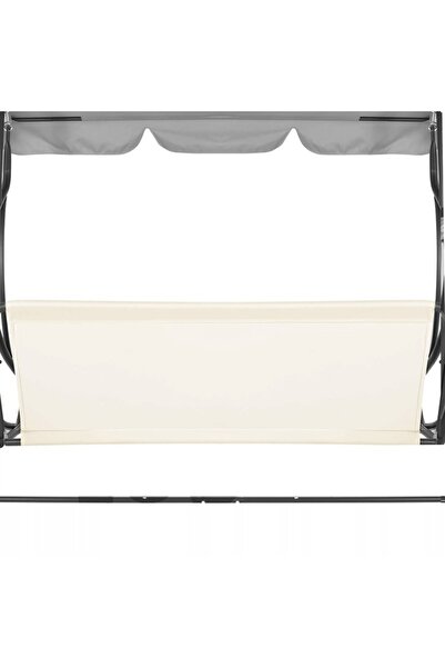 OEM Canvas cover for large garden swing, seat and backrest, 130x100cm, beige