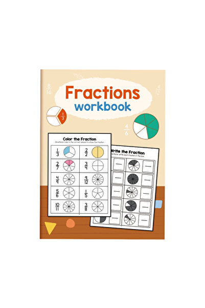 Choice كتاب تمارين الكسور من مونتيسوري، وسائل تعليمية لتعلم الحساب، الصف الثا...