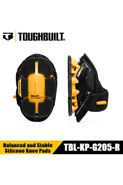 Choice وسادة ركبة مثبتة من TOUGHBUILT Gelfit Pro TBL-KP-G205-R من السيليكون ا...