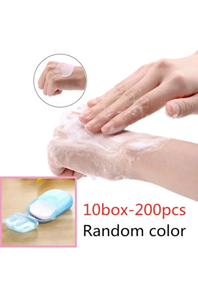 Choice 10 قطع من ورق الصابون المحمول للاستخدام مرة واحدة أثناء السفر والتخييم...