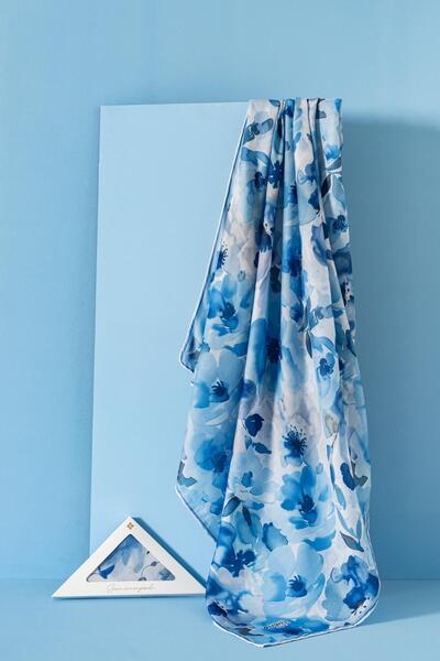 JAWEL Kadın Desenli Peonia Soft Eşarp