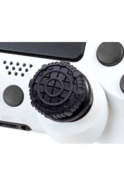 kontrolfreek Nightfall PS4/PS5 Thumb Grips Accessory Set for Dual Shock/Dual Sense, Black