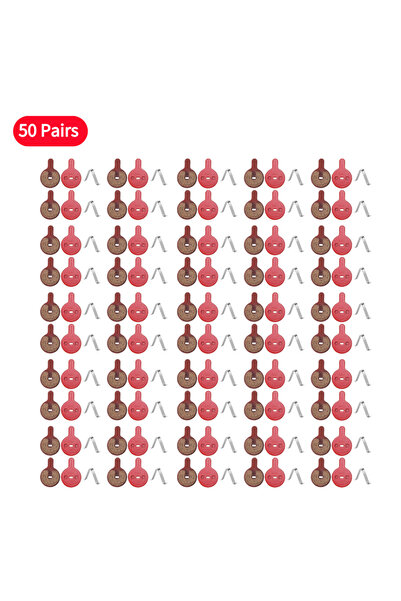 MOJOYCE 50 زوجًا من وسادات فرامل الأقراص 10/20/30/40/50 زوجًا لدراجة BB8 NOVE...