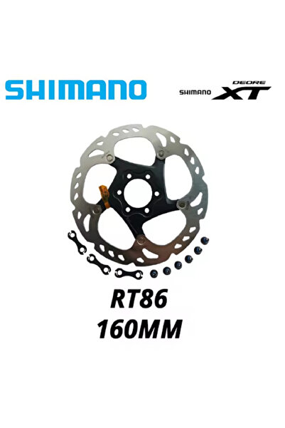 Choice RT86 160mm Shimano Deore XT RT86 Brake Disc 6 Bolt Ice Point Technolog...