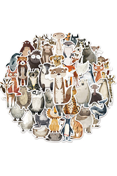 Choice 50PCS 50PCS Weird Animal Watercolor Graffiti Stickers DIY Luggage Skat...
