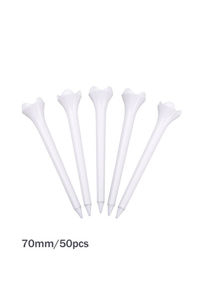 Choice 70 مم أبيض 50 قطعة من مادة ABS البلاستيكية المتينة والقوية لتدريب ملعب...