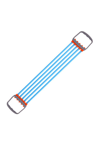 Choice مجموعة تمارين الجسم الكاملة باللون الأزرق السماوي - موسع الصدر مع 5 أش...