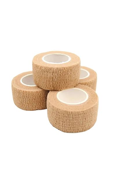 Choice 25mmx2m Skin Color 1PC Skin Color Self Adherent Cohesive Bandage Wrap Stretch Non Woven Self Adhesiv
