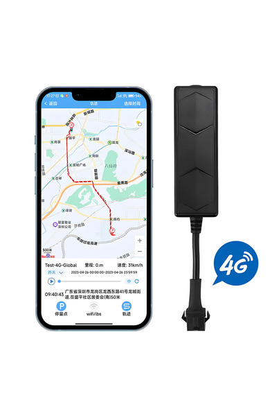 SpectrumPoint GPS Tracker for car, motorcycle, scooter, Real-time tracking, 4G technology, Black
