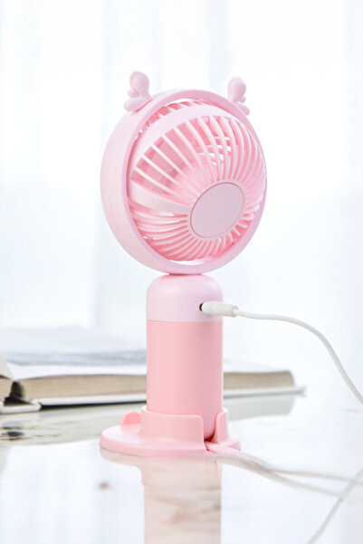 Techmaster Taşınabililir Mini Usb Şarjlı 3 Kademeli El Masaüstü Vantilatör Fan Soğutucu YM88216