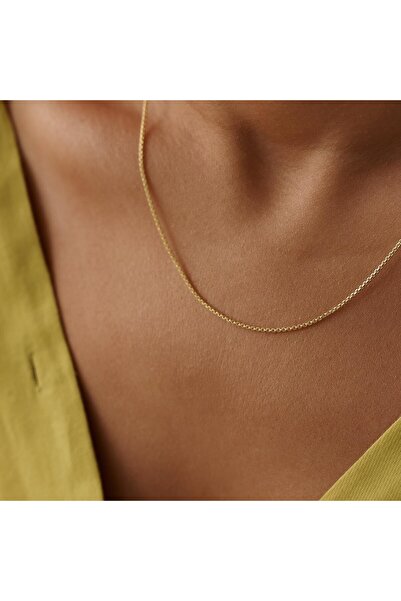 ALTINTAŞ KUYUMCULUK Minimal İtalyan Kuş Gözü Altın Zincir