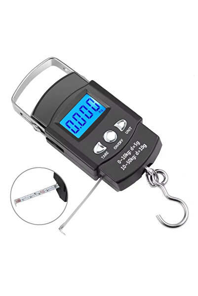 Choice ميزان إلكتروني طراز A FLYSAND 110 رطل/50 كجم بشاشة LCD بإضاءة خلفية مع...