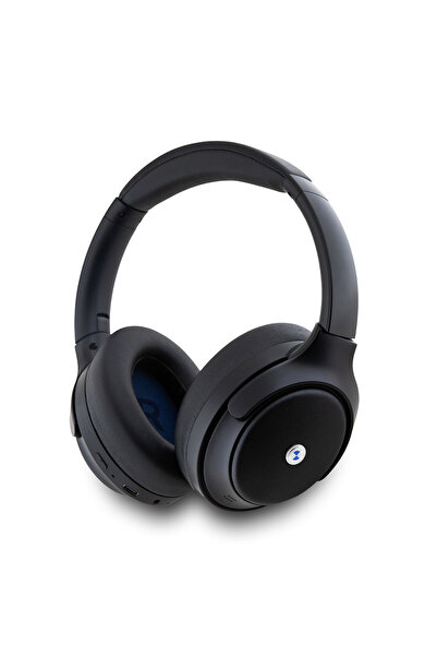 BMW Orjinal Lisanslı ANC/ENC Özellikli Metal Logolu Kulak Üstü Bluetooth Kulaklık v5.3 Siyah