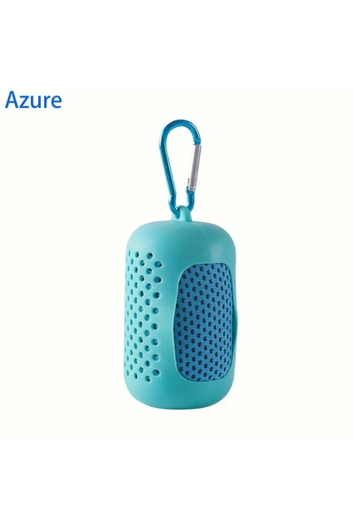 Choice 30x80cm silicone-blue Outdoor Microfiber Quick Drying Sports Cooling I...