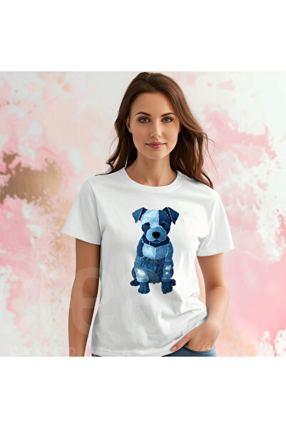 Crea Eymer Wear COPY - Tricou cu gât rotund din bumbac imprimat cu design pantofi negru-negru