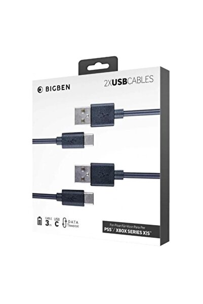 Bigben Σετ 2 καλωδίων USB 3m
