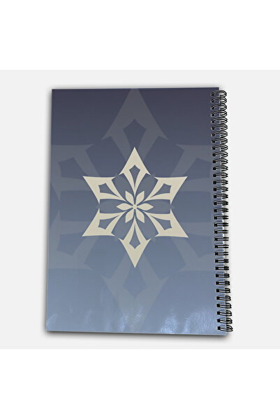 Define Moyas Genshin Impact Wriothesley Checkered A4 School Notebook 72 Sheets Model 1