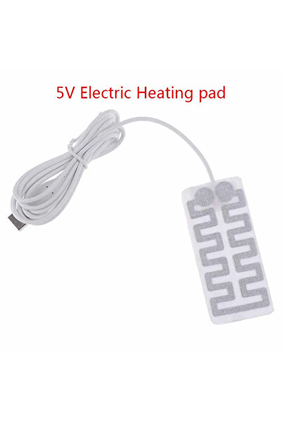 Choice A USB 5V Heated Gloves Winter Electric Thermal Heater Pads Outdoor Ski...