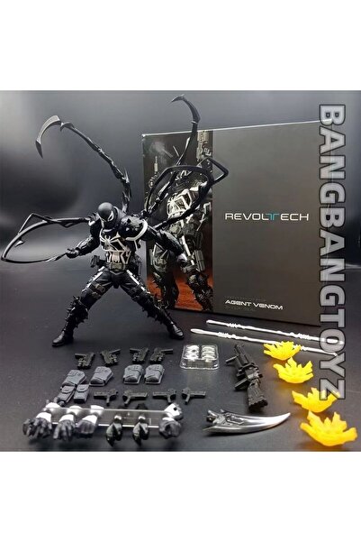 BANDAI مع صندوق 01 لعبة نموذجية لشخصية ياماغوتشي العميل فينوم المفصلية عالية ...