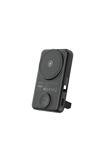 Lenyes PW1003D PD 22.5W Akıllı Saat Kablosuz Şarj Özellikli Wireless Powerban...