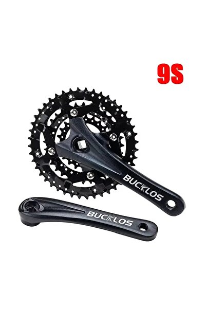 BUCKLOS 3x9S Crankset MTB Crankset 3*10S 3*9S Mountain Bike Crankset 170mm Sq...